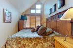 Master bedroom with king bed